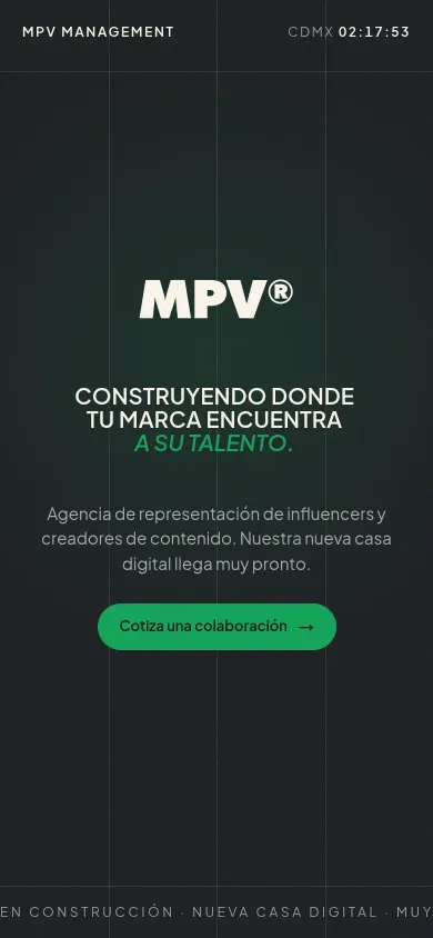 MPV on mobile, full page