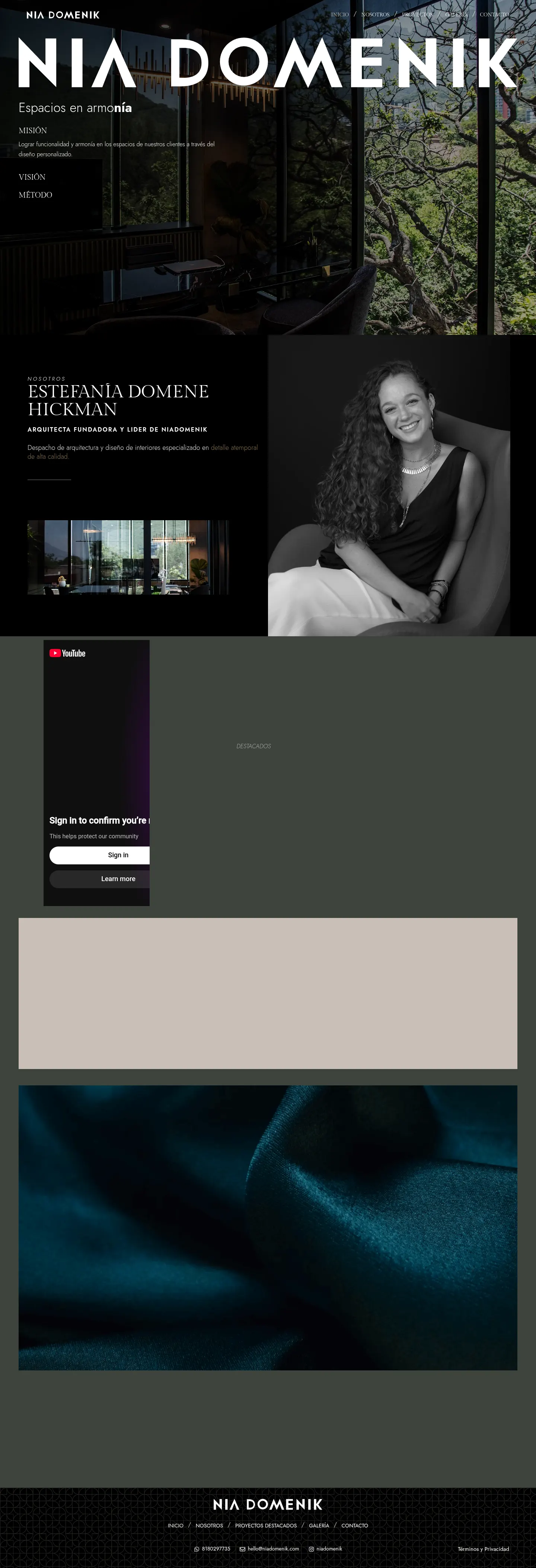 NIA Domenik website