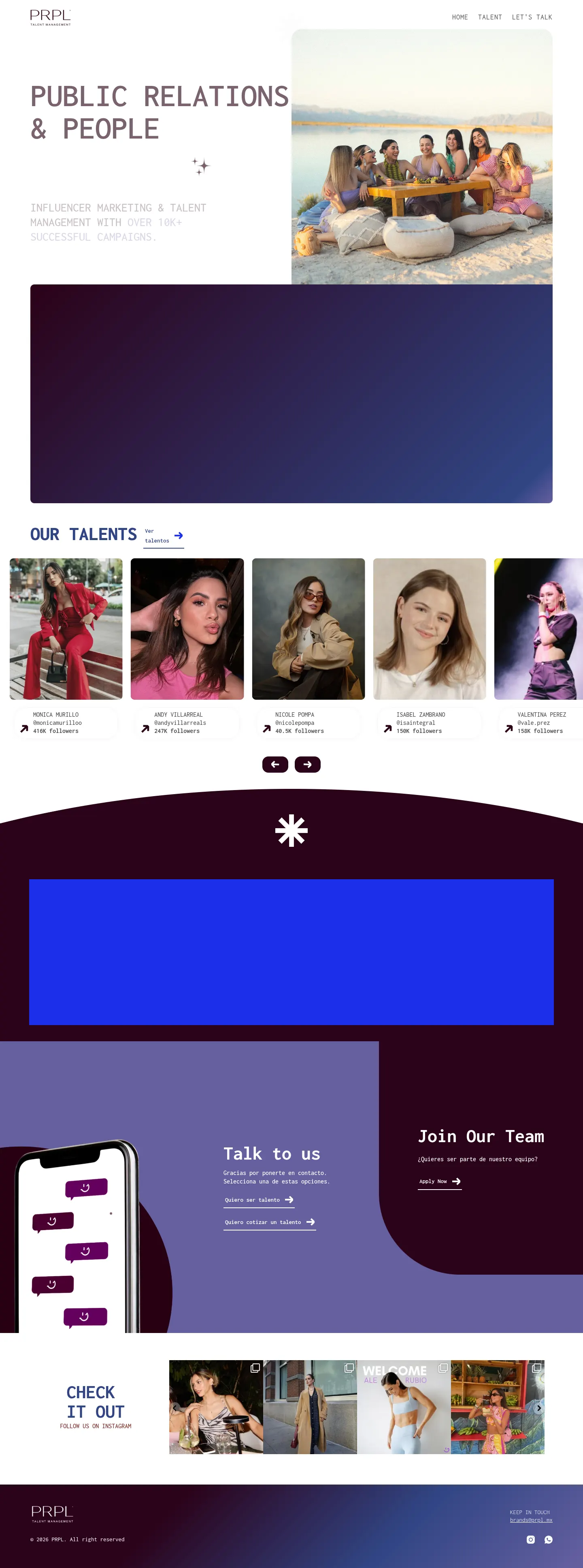 PRPL website
